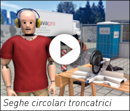 Seghe circolari per tagli obliqui e troncatrici